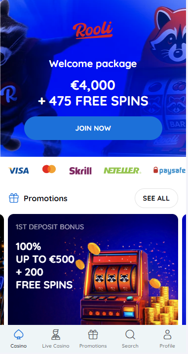 Rooli Casino Online